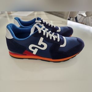 OPP France men's blue suede shoes